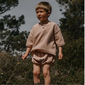 NWT The Simple Folk organic ‘valentine’ top and short Set - waffle material